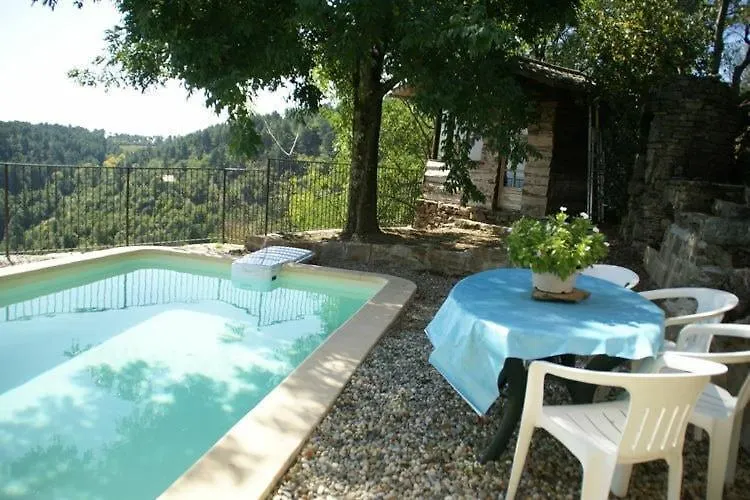 Detached Holiday Home In Chassiers With Pool