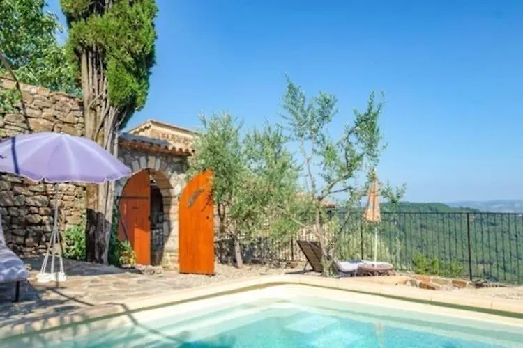 Detached Holiday Home In Chassiers With Pool